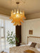 Glass Leaf Cascade Chandelier-DWHOME