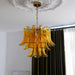 Glass Leaf Cascade Chandelier-DWHOME