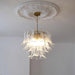 Glass Leaf Cascade Chandelier-DWHOME