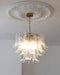 Glass Leaf Cascade Chandelier-DWHOME