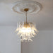 Glass Leaf Cascade Chandelier-DWHOME