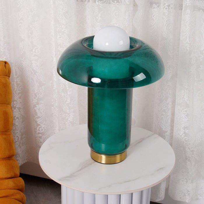 Glass Mushroom Table Lamp-DWHOME