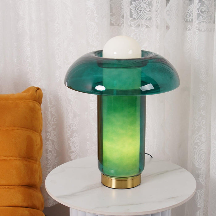 Glass Mushroom Table Lamp-DWHOME