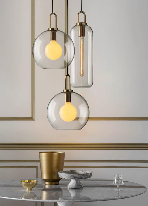 Pendulum Glass Pendant Lamp-DWHOME