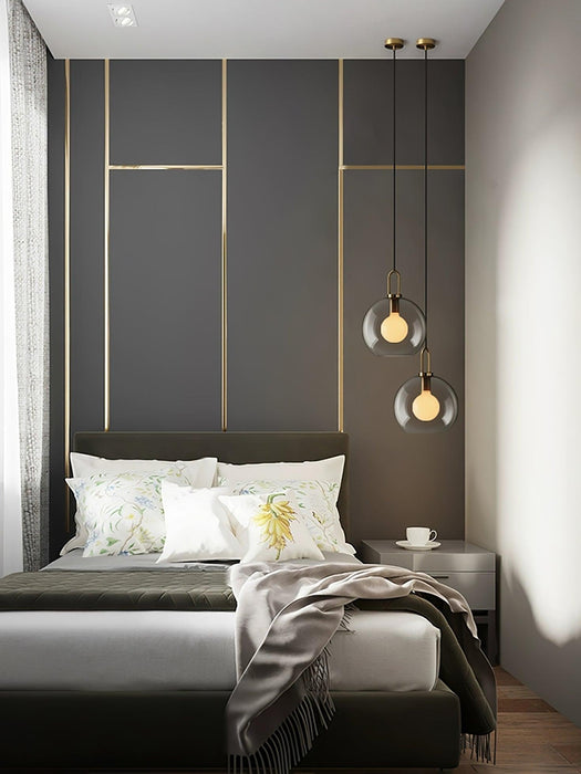 Pendulum Glass Pendant Lamp-DWHOME