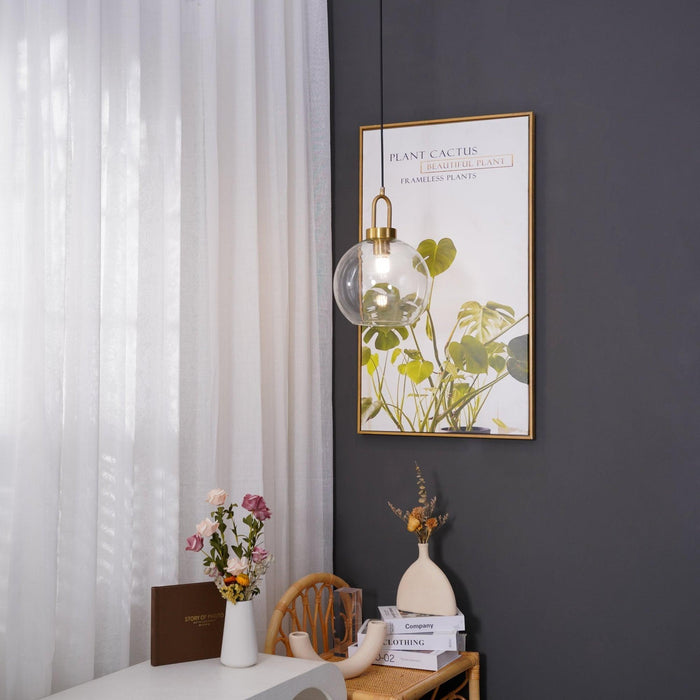 Glass Pendant Swag Light-DWHOME