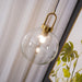 Glass Pendant Swag Light-DWHOME