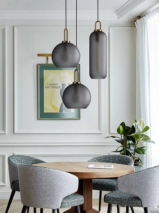 Glass Pendant Swag Light-DWHOME