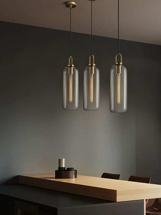 Glass Pendant Swag Light-DWHOME