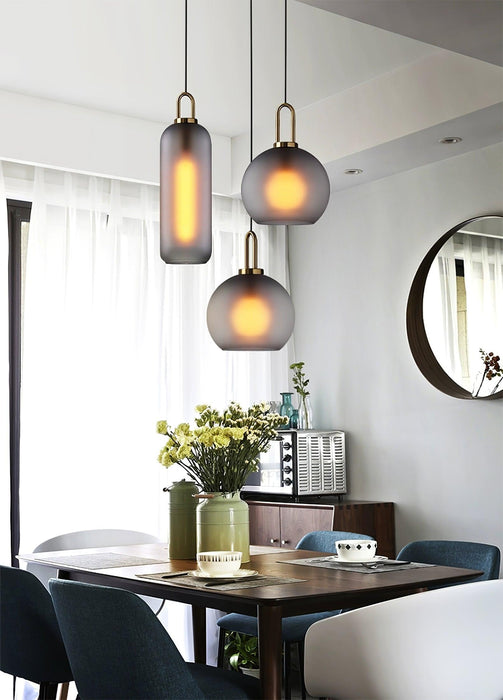 Glass Pendant Swag Light-DWHOME