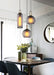 Glass Pendant Swag Light-DWHOME