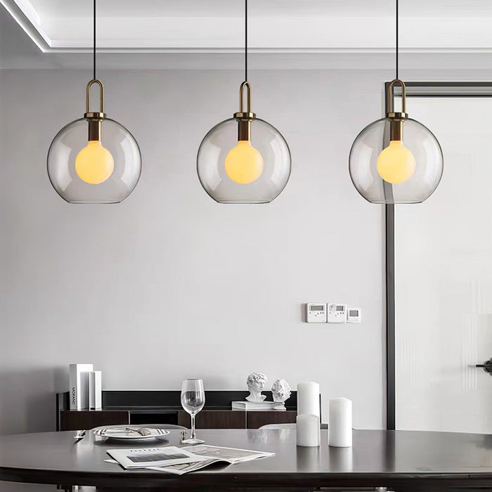 Glass Pendant Swag Light-DWHOME