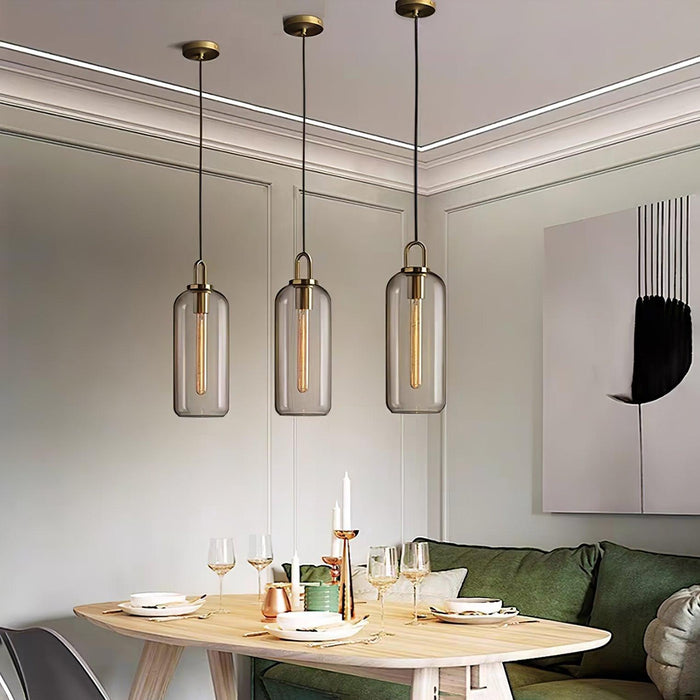 Glass Pendant Swag Light-DWHOME