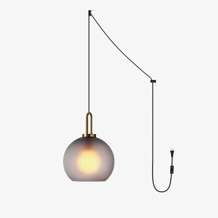 Glass Pendant Swag Light-DWHOME