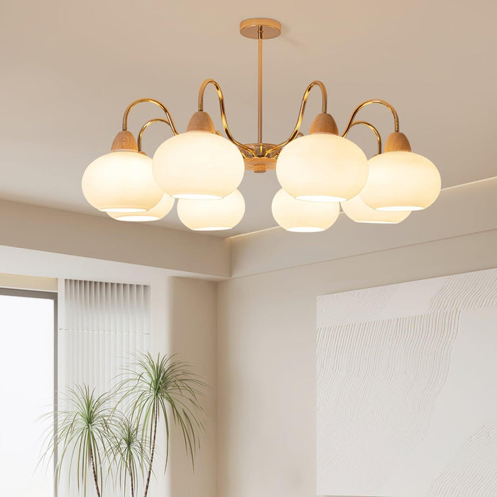 Glass Persimmon Chandelier - DWHOME