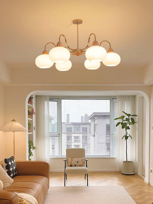 Glass Persimmon Chandelier - DWHOME