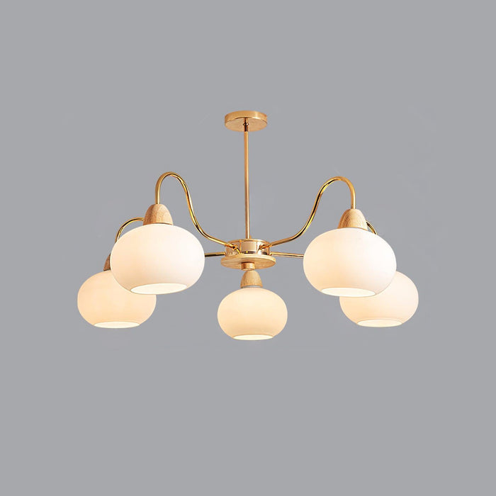 Glass Persimmon Chandelier - DWHOME