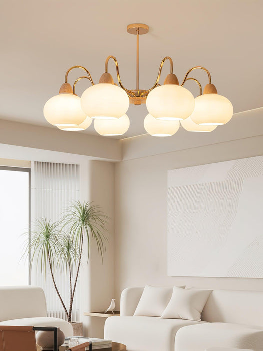 Glass Persimmon Chandelier - DWHOME