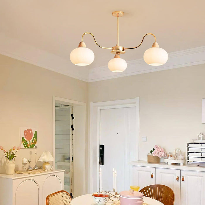 Glass Persimmon Chandelier - DWHOME