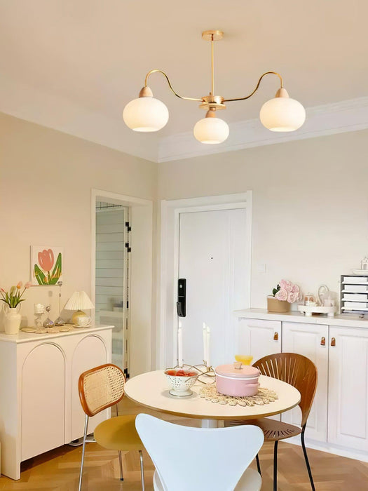 Glass Persimmon Chandelier - DWHOME