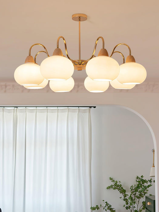 Glass Persimmon Chandelier - DWHOME