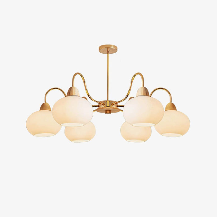 Glass Persimmon Chandelier - DWHOME