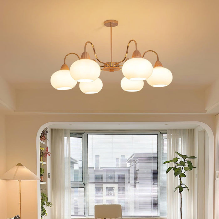Glass Persimmon Chandelier - DWHOME