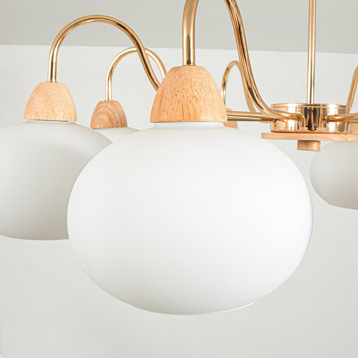 Glass Persimmon Chandelier - DWHOME