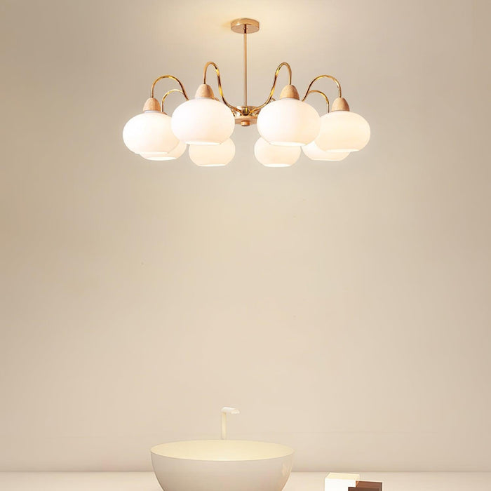 Glass Persimmon Chandelier - DWHOME