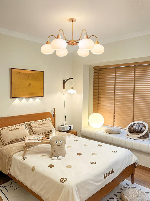 Glass Persimmon Chandelier - DWHOME