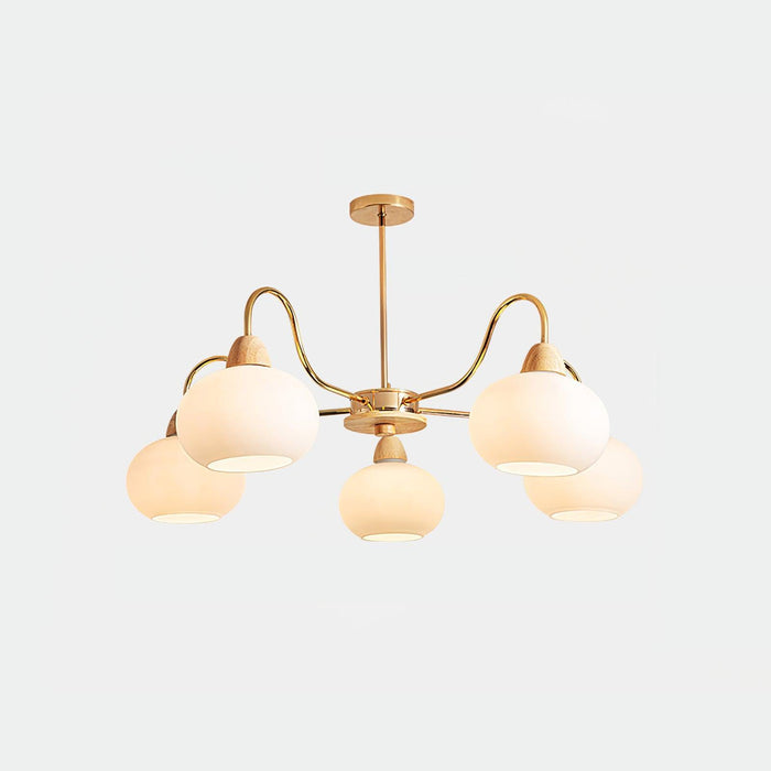 Glass Persimmon Chandelier - DWHOME