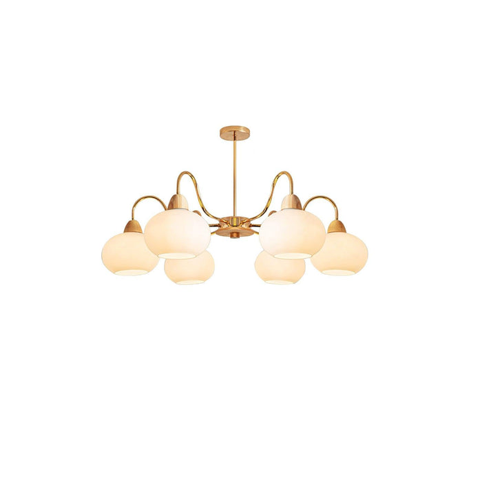 Glass Persimmon Chandelier - DWHOME