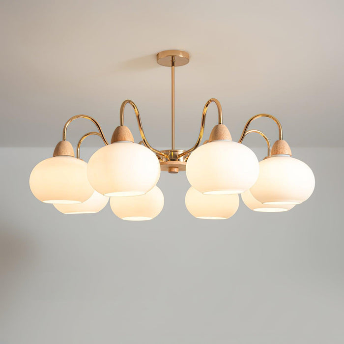 Glass Persimmon Chandelier - DWHOME