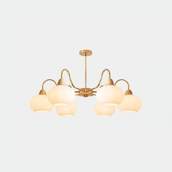 Glass Persimmon Chandelier - DWHOME
