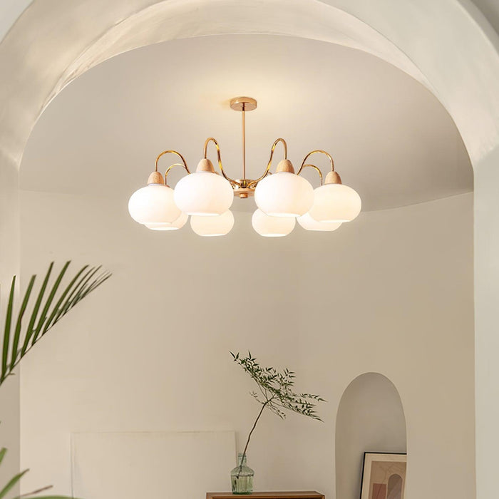 Glass Persimmon Chandelier - DWHOME