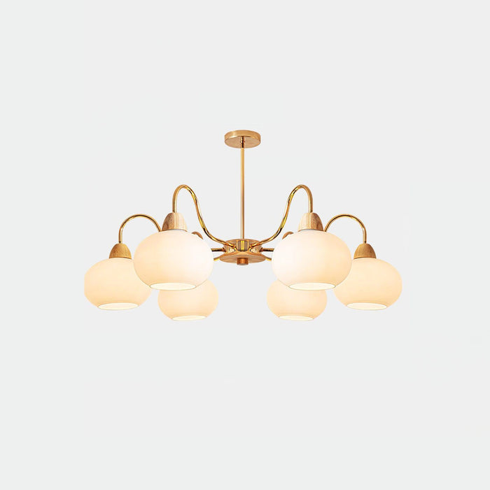 Glass Persimmon Chandelier - DWHOME
