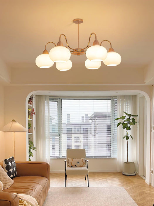 Glass Persimmon Chandelier - DWHOME
