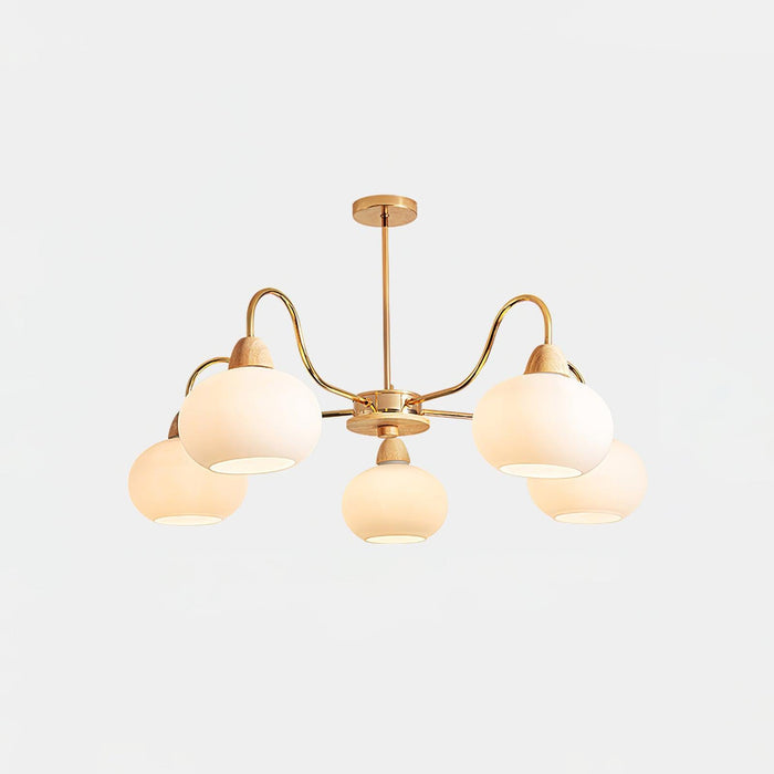 Glass Persimmon Chandelier - DWHOME