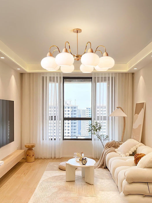 Glass Persimmon Chandelier - DWHOME