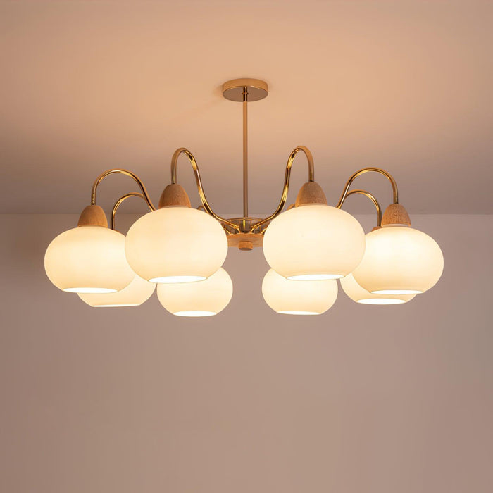 Glass Persimmon Chandelier - DWHOME