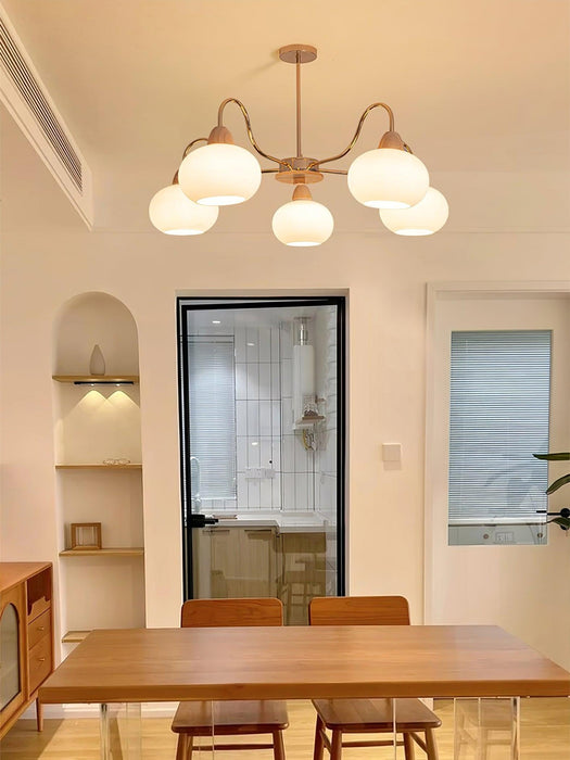 Glass Persimmon Chandelier - DWHOME