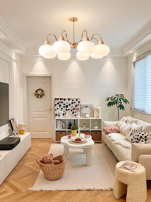 Glass Persimmon Chandelier - DWHOME