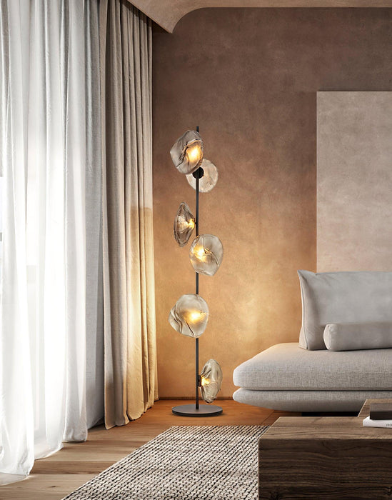 Glass Petals Floor Lamp-DWHOME