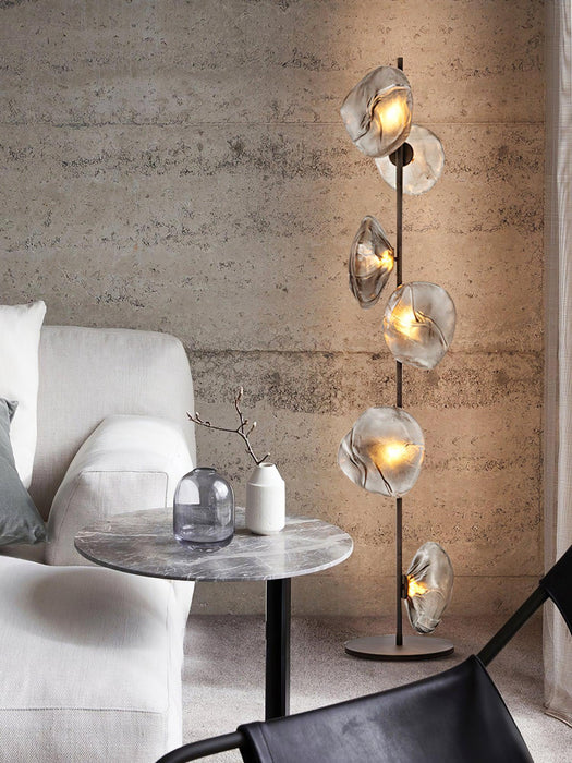 Glass Petals Floor Lamp-DWHOME