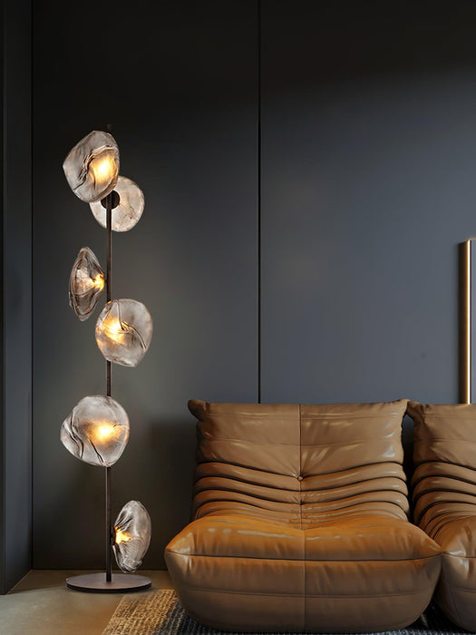 Glass Petals Floor Lamp-DWHOME