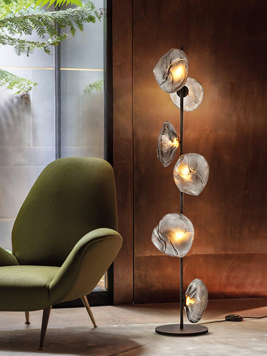 Glass Petals Floor Lamp-DWHOME