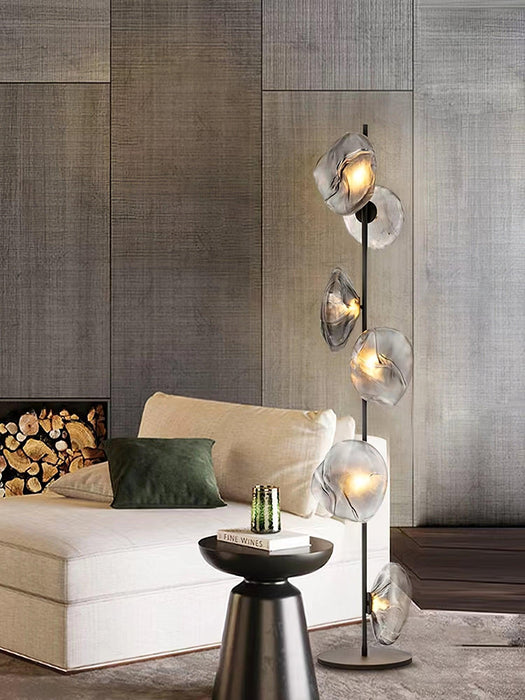 Glass Petals Floor Lamp-DWHOME
