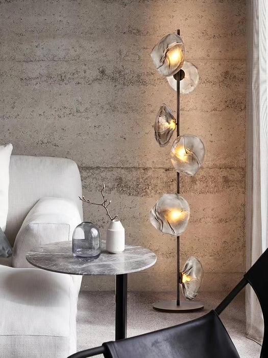Glass Petals Floor Lamp-DWHOME