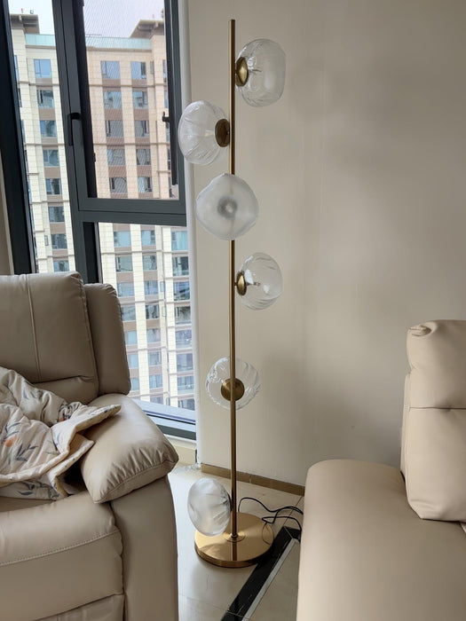 Glass Petals Floor Lamp-DWHOME