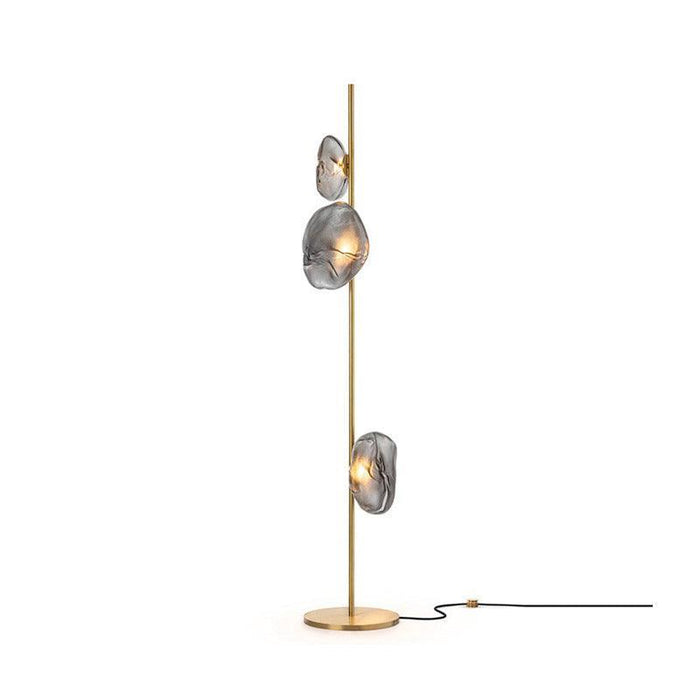 Glass Mesh Petals Floor Lamp-DWHOME